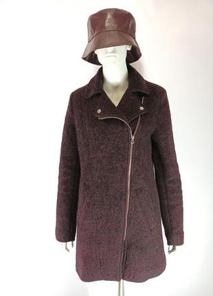 Фирменное пальто размер s-m полупальто куртка косуха4 фото