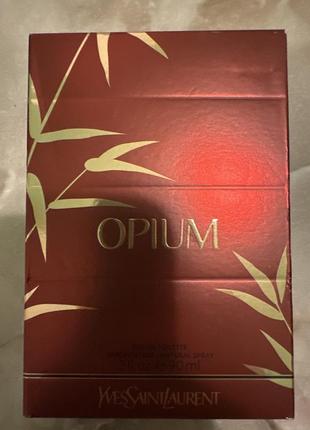 Yves saint laurent opium туалетная вода женская1 фото