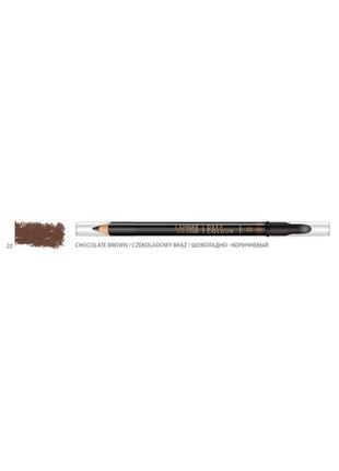 Олівець для очей lambre deep colour eye liner no22 chocolate brown/шоколадно-коричневий