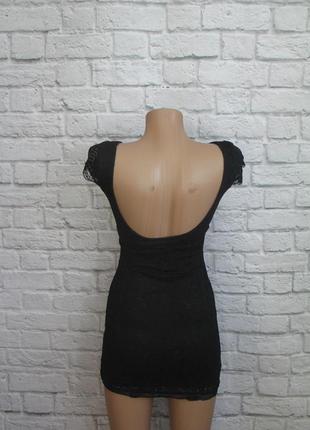 Черное кружевное платье от h&m3 фото