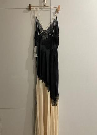 Платье с кружевом в бельевом стиле zara9 фото