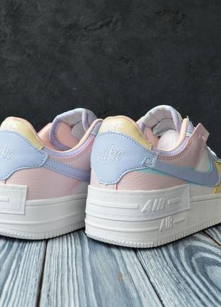 Повседневные женские кеды кроссы бренда nike air force кожаные найки весна лето осень2 фото