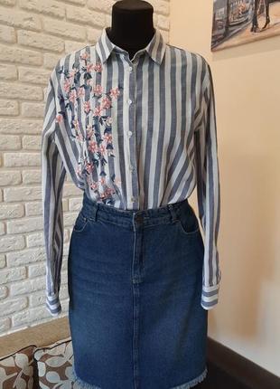 Крутая рубашка , блуза lc waikiki (оригинал). размер 46-48.6 фото