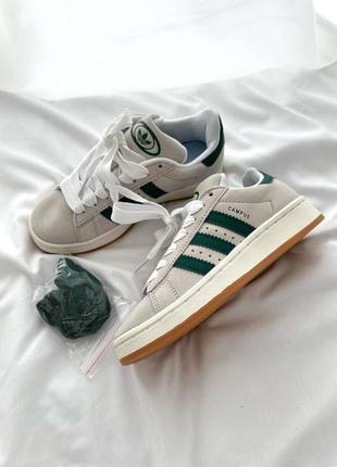 Кроссовки istok adidas campus 00's crystal dark green (premium)