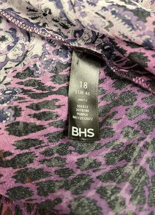 Блузка блуза длинный рукав нарядная р 52 (18) бренд "bhs"4 фото