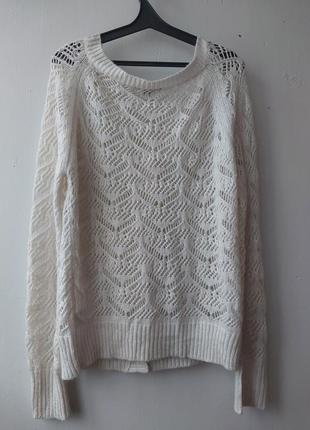 Нежный ажурный свитер3 фото
