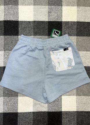 Жіночі шорти puma marble print color block shorts in blue нові оригінал з сша5 фото