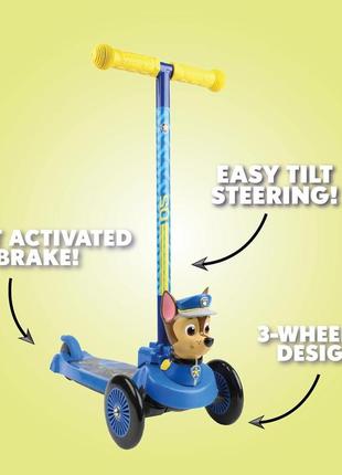 Іграшки paw patrol scooter for kids самокат на 3 колесах від nickelodeon2 фото