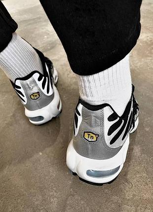 Кросівки nike air max tn plus lace toggle black grey 3