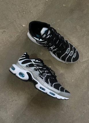 Кросівки nike air max tn plus lace toggle black grey 2