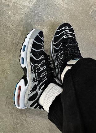 Кросівки nike air max tn plus lace toggle black grey 6