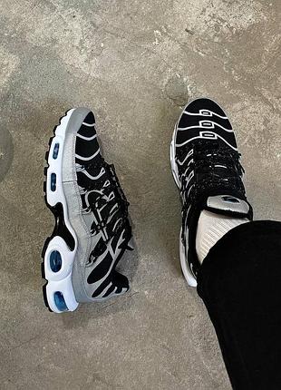 Кросівки nike air max tn plus lace toggle black grey 8