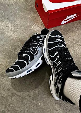 Кросівки nike air max tn plus lace toggle black grey 9