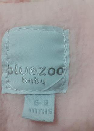 Куртка весенняя флисовая на меху на девочку 6-9 месяцев, фирмы bluezoo3 фото