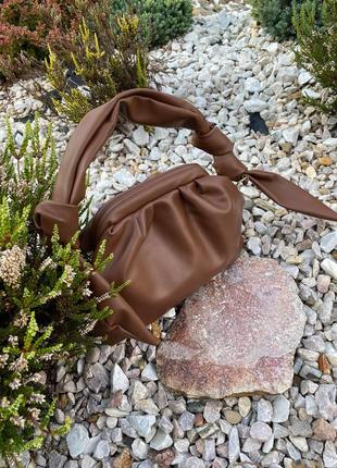 Женская коричневая сумка2 фото