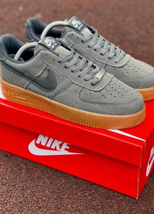 Кросівки nike air force low сірі