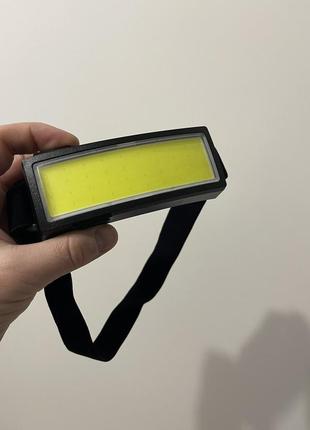 Ліхтарик налобний bl-f007-cob,type-c3 фото