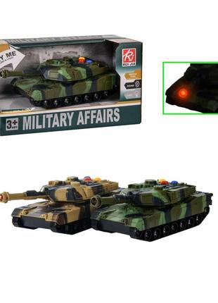 Танк игрушечный на батарейках, 2 цвета, rj102