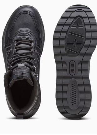 Черные мужские ботинки puma trinity mid hybrid men’s leather sneakers новые оригинал из сша3 фото