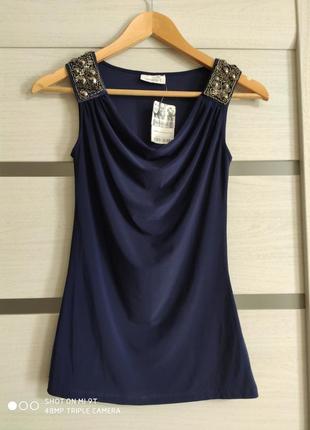 Нарядний топ, майка yessica розм.s