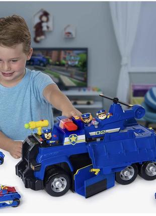 Игровой набор paw patrol большой полицейский автомобиль гонщика