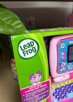 Іграшковий рожевий ноутбук із сенсорним екраном.leapfrog 2-in-1 leaptop touch, pink7 фото