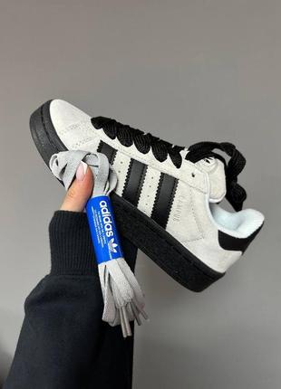 Кроссовки adidas campus 00's grey black sole (premium)