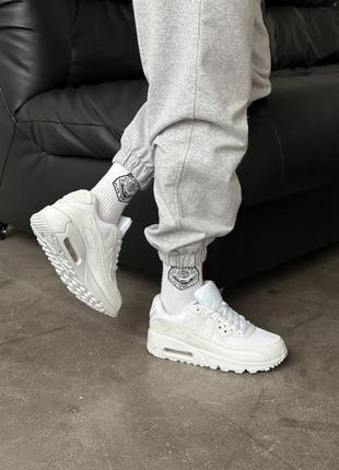 Стильные кроссовки nike air max 90 white