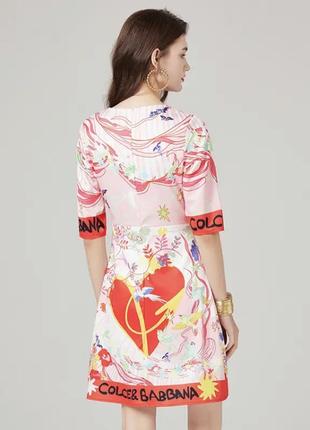 Женское летнее платье с цветочным принтом4 фото