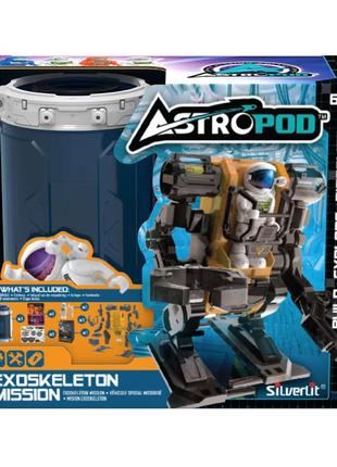 Игровой набор миссия двигайся в экзоскелете astropod конструктор с фигуркой, 80334