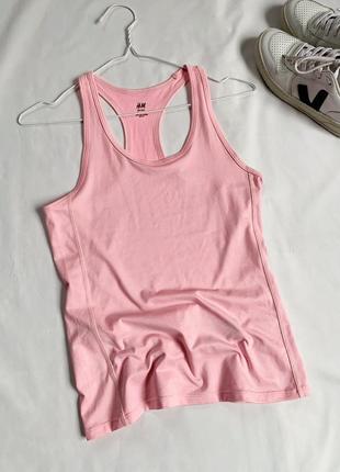 Спортивная майка, для спорта, розовая, h&m
