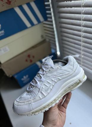 Кроссовки кожа натуральная nike air max 98 оригинал 45 29 см4 фото