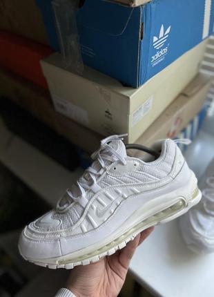 Кроссовки кожа натуральная nike air max 98 оригинал 45 29 см7 фото