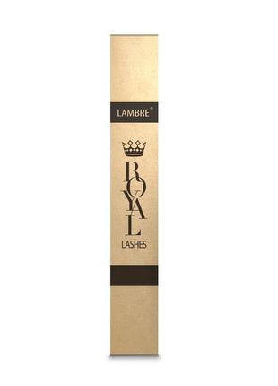 Суперобъемная и удлинняющая тушь lambre royal lashes с 3d-эффектом 9 мл2 фото
