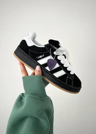 Кроссовки adidas campus 00's × korn black white (premium)