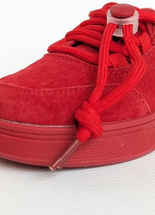 Кроссовки замшевые красные весенние, демисезонные красные кроссовки apawwa, размер 26,27,28,29,30,315 фото