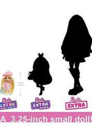 Barbie extra mini minis doll, барбі екстраміні брюнетка, блондинка, блакитна5 фото