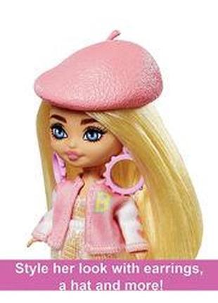 Barbie extra mini minis doll, барбі екстраміні брюнетка, блондинка, блакитна2 фото