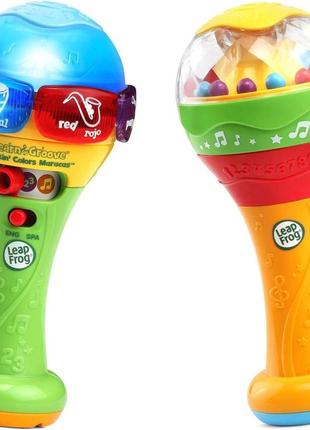 Розвиваючий музичний набір брязкальця-маракаси від leapfrog learn maracas