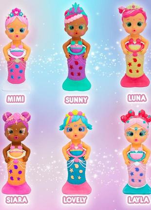 Imc toys bloopies mermaid mermaid tail sunny русалка із знімним хвостом6 фото