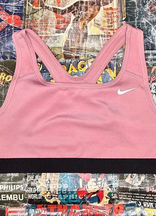 Спортивный топик топ найк nike dri fit лиф бра майка бюстгальтер4 фото