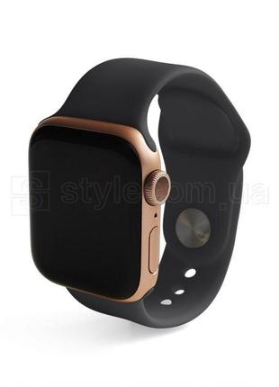 Ремешок для apple watch sport band силиконовый 38/40мм s/m dark grey / темно-серый (15)