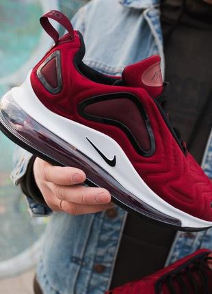 🔥nike air max 720 bordo🔥женские кроссовки найк эир макс 720, кросівки найк айр макс 720, жіночі кросівки бордові