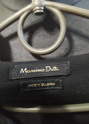 Платье трикотаж и натуральная кожа massimo dutti8 фото