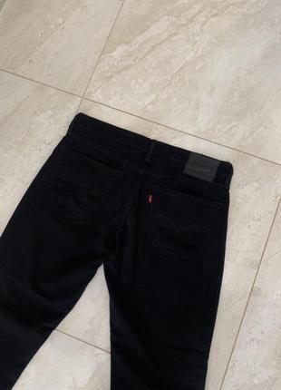Джинси штани levis 511 чорні базові чоловічі6 фото