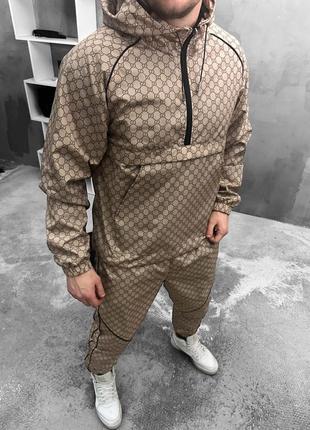 Мужской спортивный костюм анорак+штаны1 фото