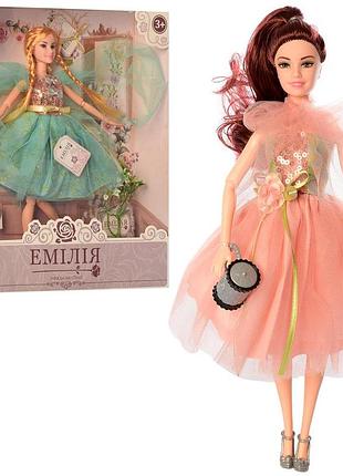 Кукла limo toy эмилия, шарнирная, аксессуары, 2 вида, m4372ua
