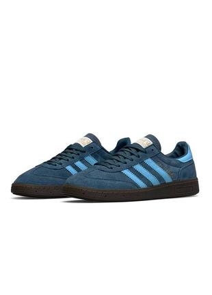 Мужские кроссовки adidas spezial navy blue1 фото