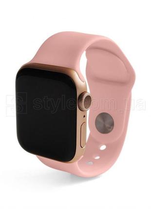 Ремешок для apple watch sport band силиконовый 42/44мм s/m pink / розовый (12)