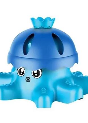 Игрушка для купания фонтан осьминог, вращающийся разбрызгиватель, 99901